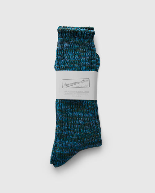 Melange Crew Sock in Kraken