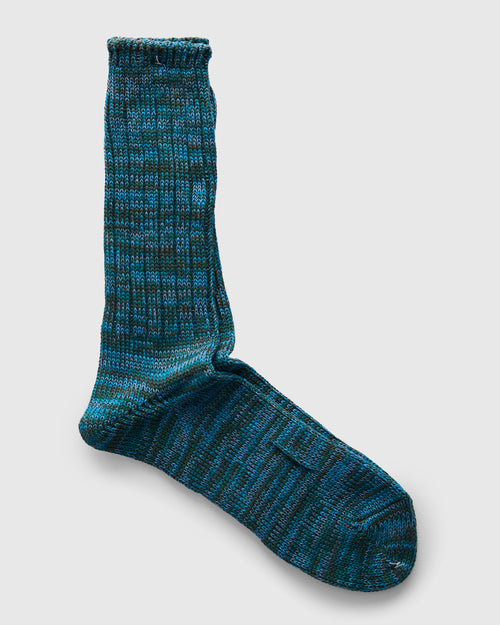 Melange Crew Sock in Kraken