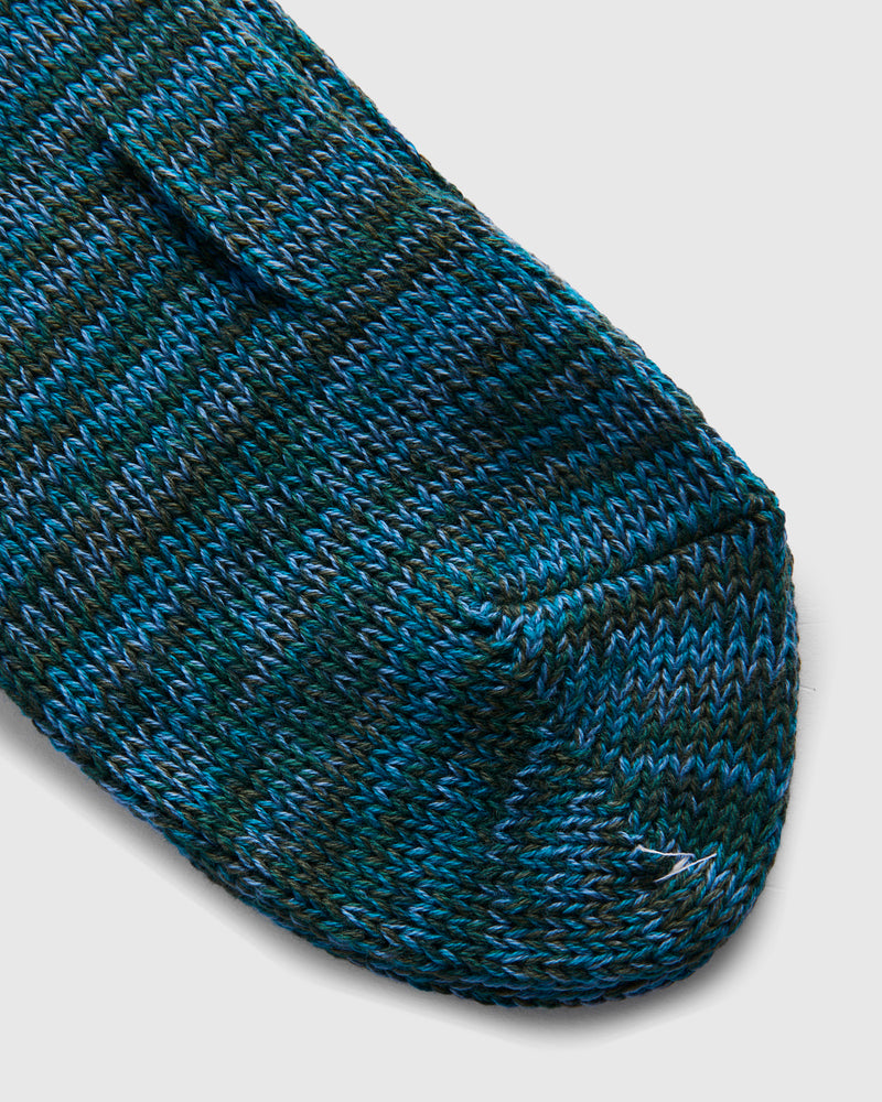 Melange Crew Sock in Kraken