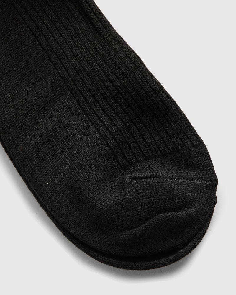 Brilliant Crew Sock in Black
