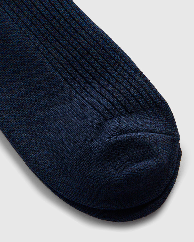 Brilliant Crew Sock in Navy