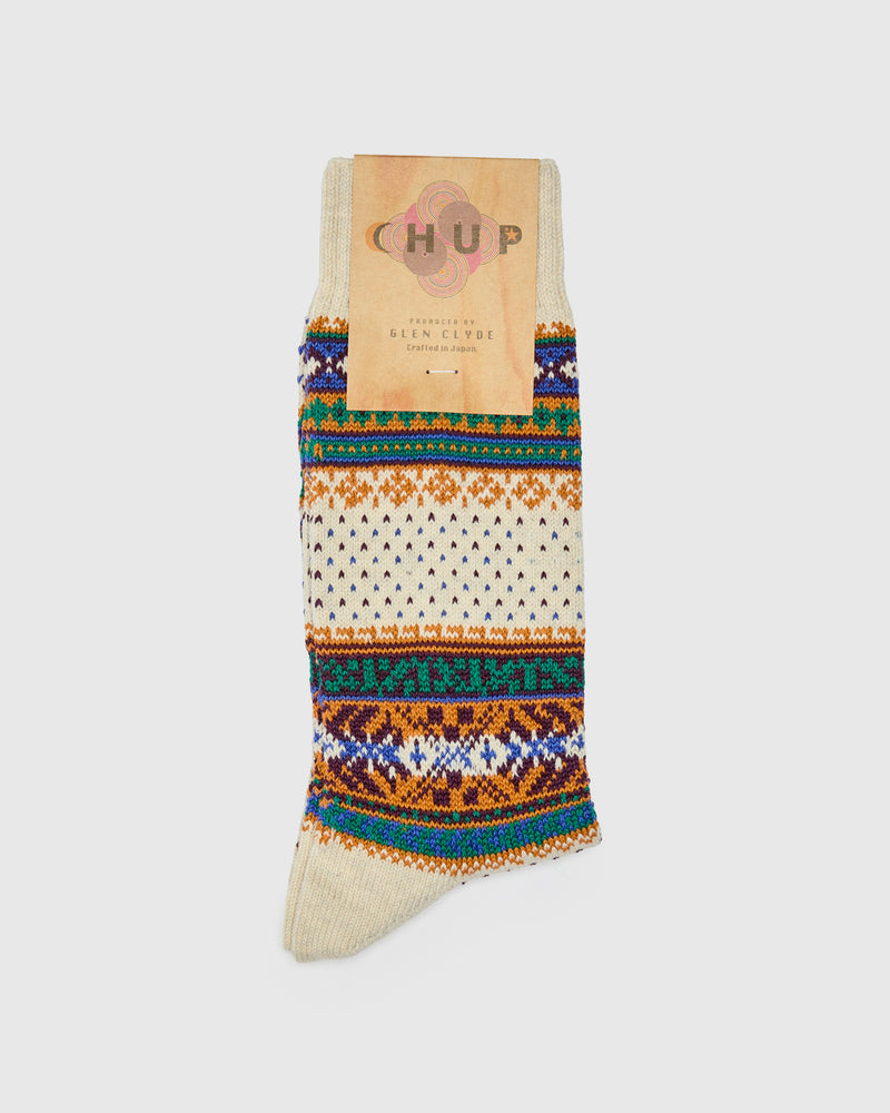 Laime Sock in Ivory