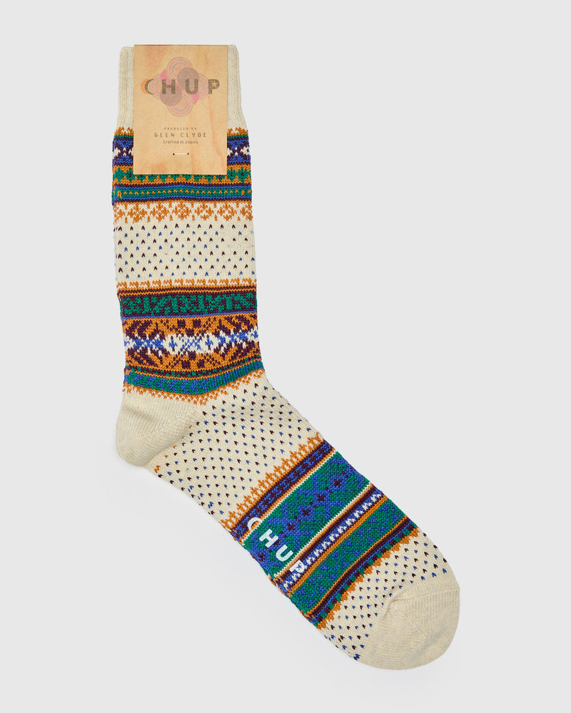 Laime Sock in Ivory