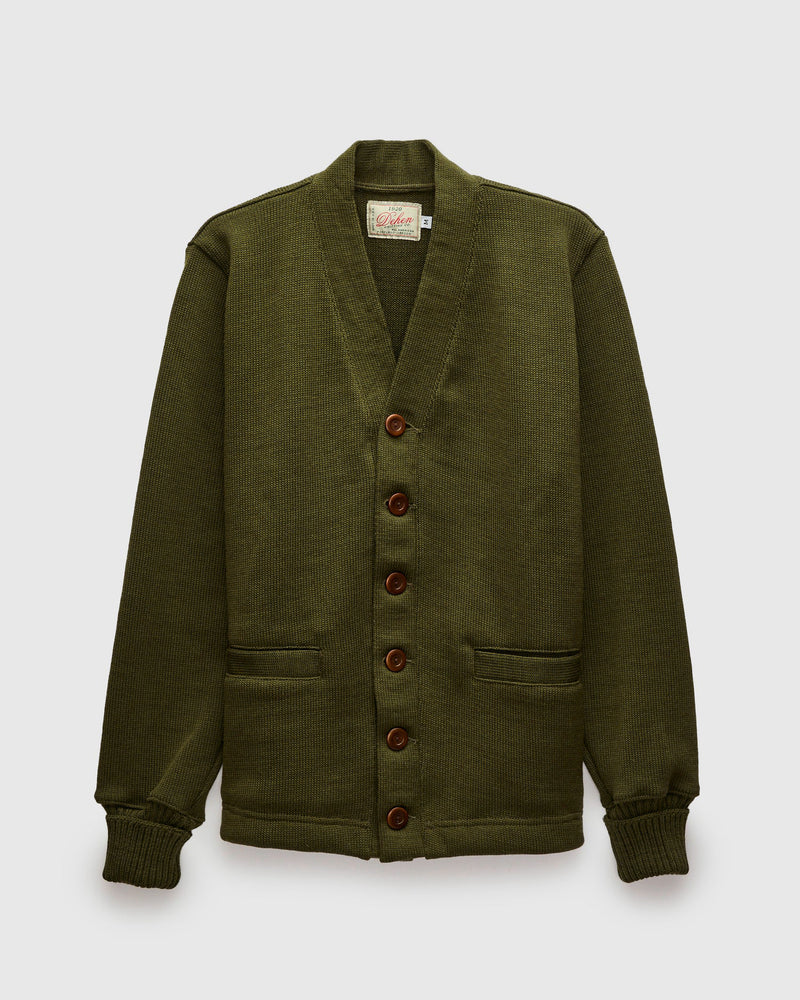 Classic Cardigan in Loden