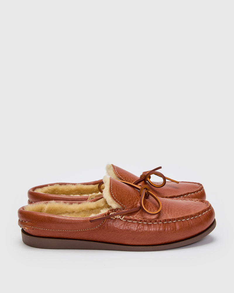 Cozymoc Slip-On in Mahogany Grizzly Full Grain