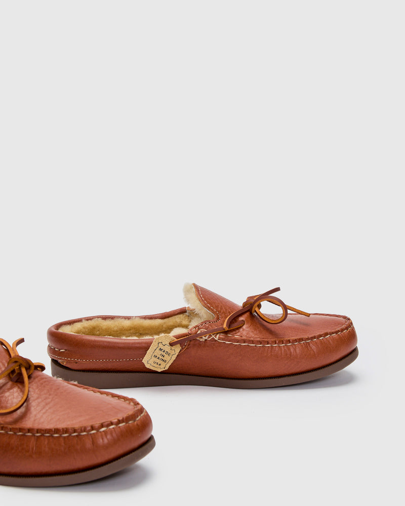 Cozymoc Slip-On in Mahogany Grizzly Full Grain