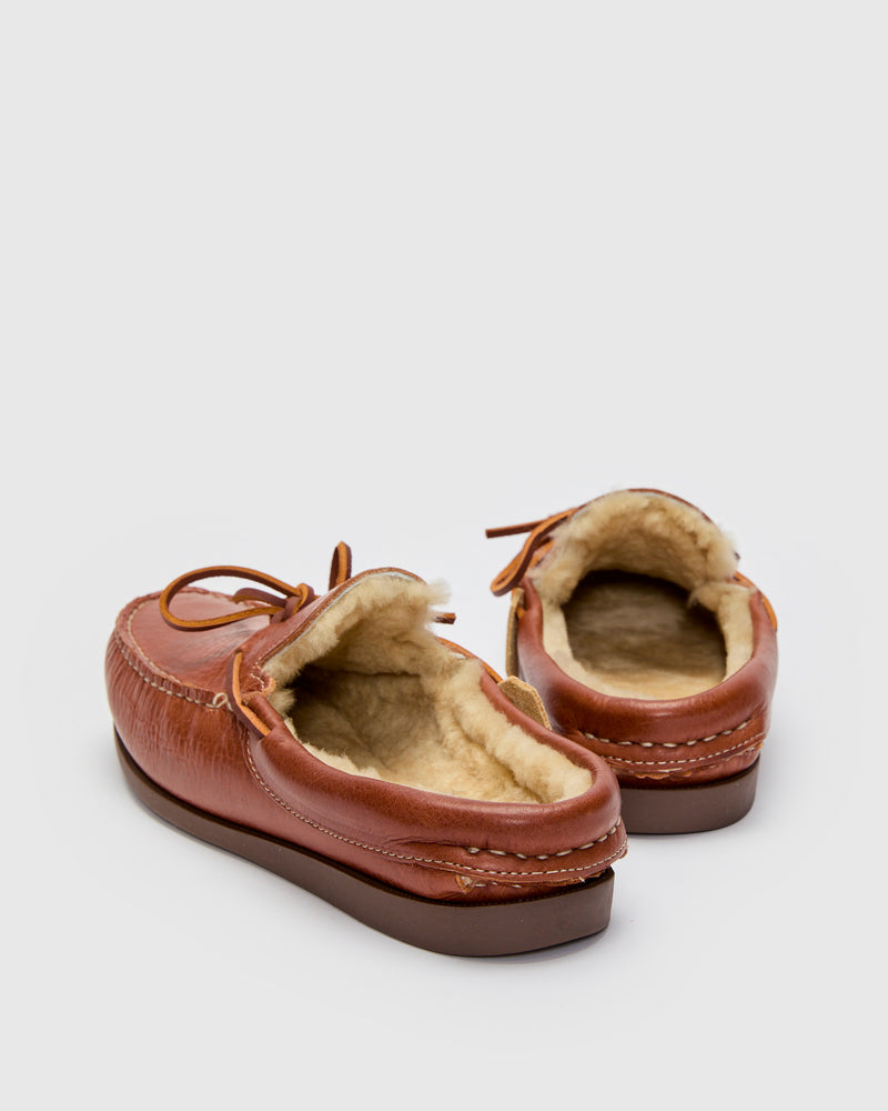 Cozymoc Slip-On in Mahogany Grizzly Full Grain