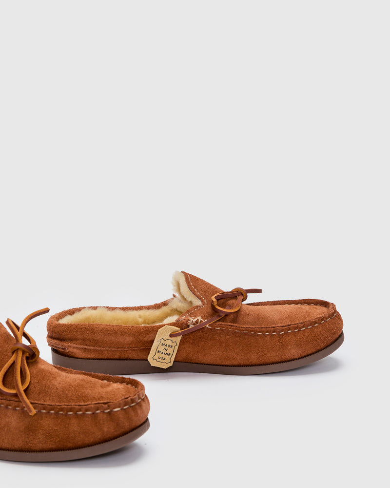 Cozymoc Slip-On in Mahogany Grizzly Roughout