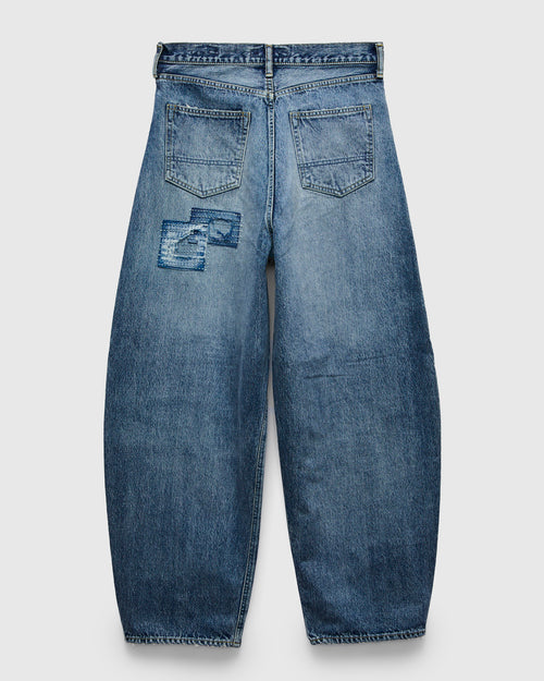 CS140 Boro Repair Selvedge Denim - Wide Fit
