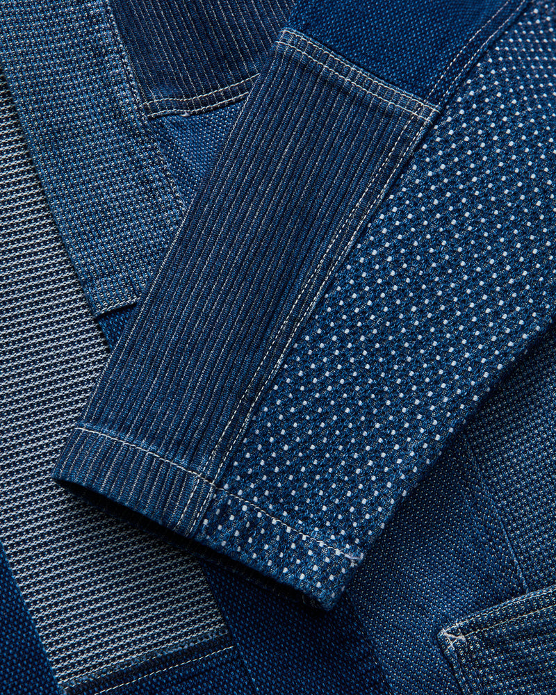 Haori Jacket in Indigo 3-Year Wash