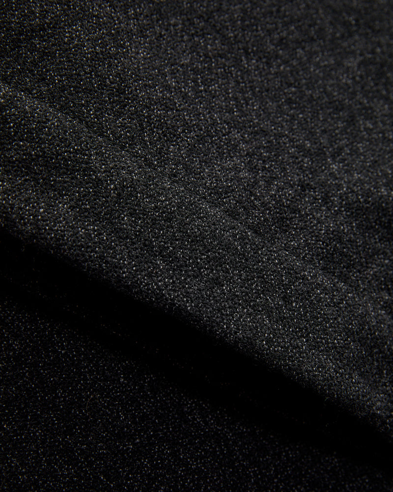 Duster Pant in Black Wool