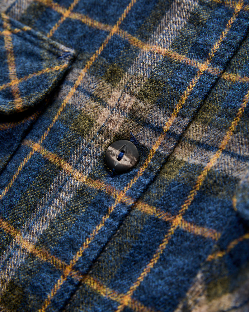 Jepson Work Shirt in River Blue Plaid