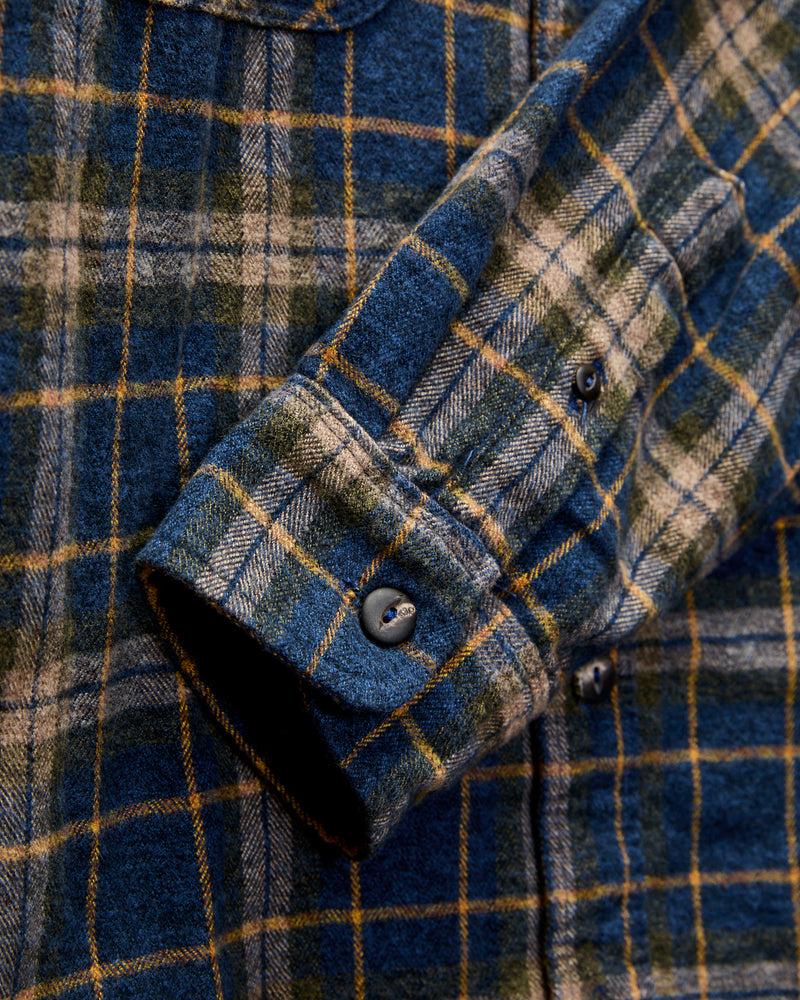 Jepson Work Shirt in River Blue Plaid