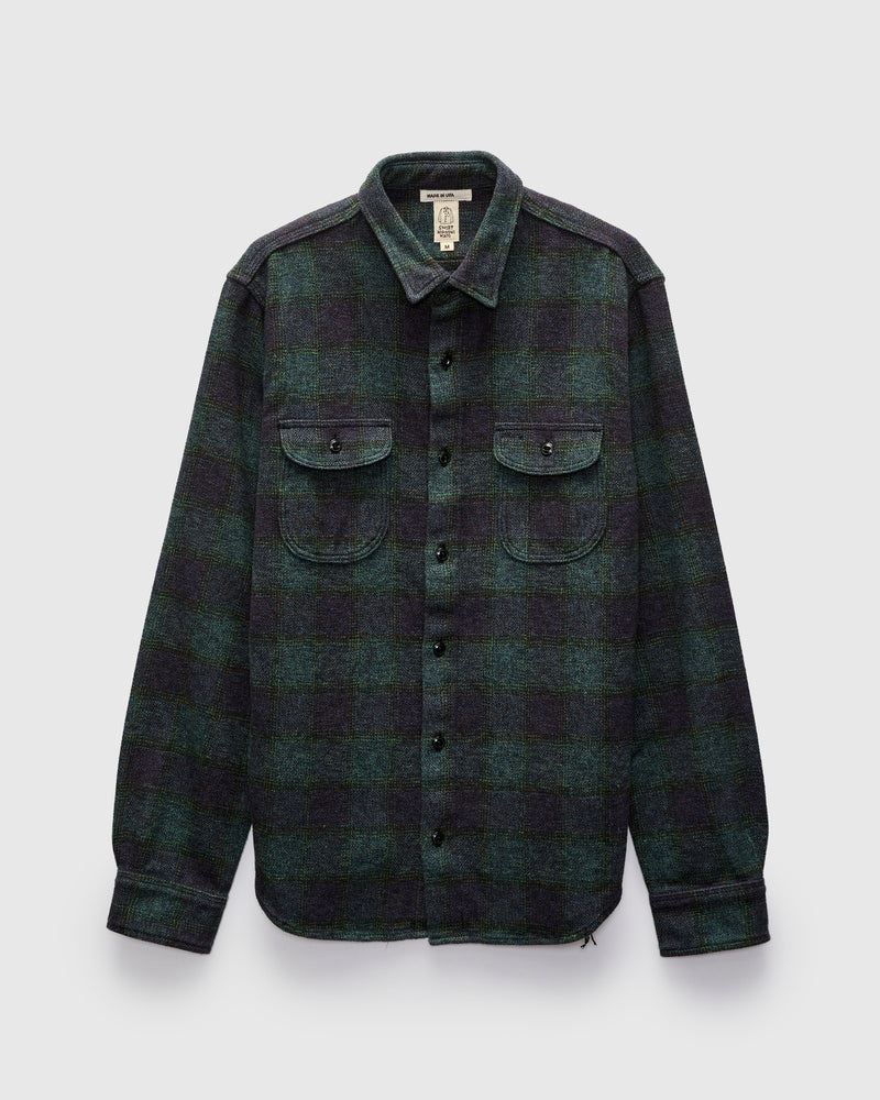The Brace Long Sleeve Shirt in Dark Forest