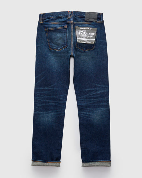 "Brynn Mammoth" 17.5oz Heavyweight Washed Stretch Selvedge Denim - Hammer Straight