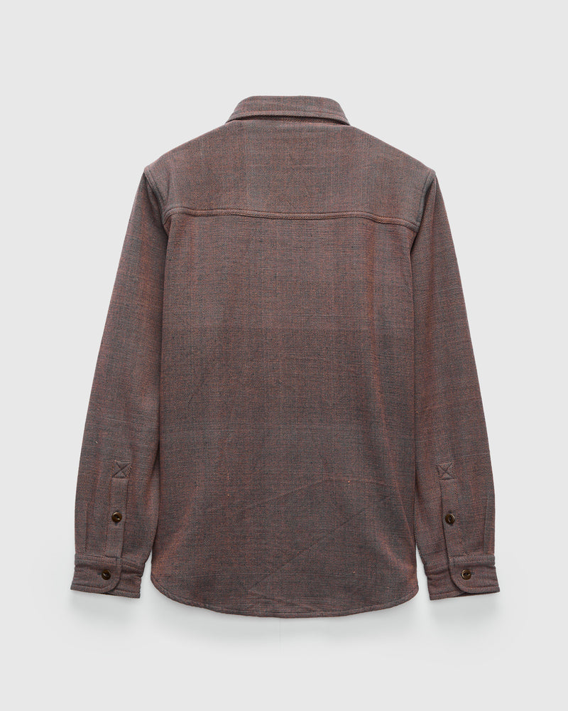 Ames Workshirt in Coyote Indigo Denim