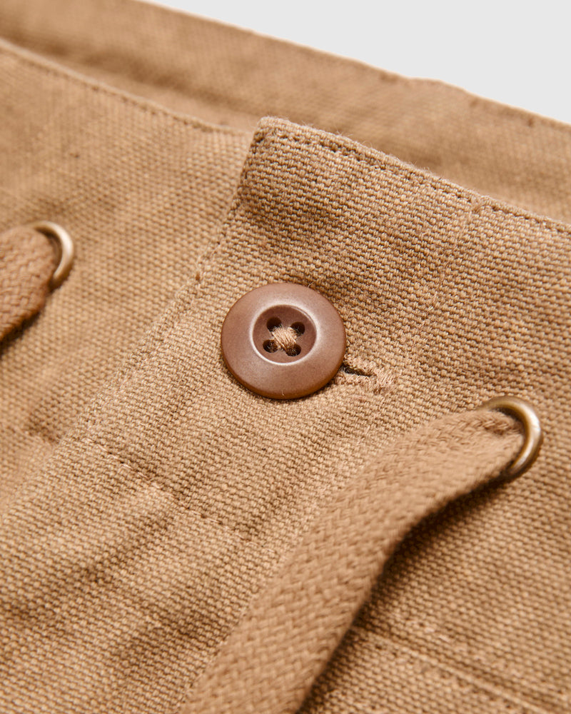 Raka Pants in Coyote Stone Enzyme Canvas