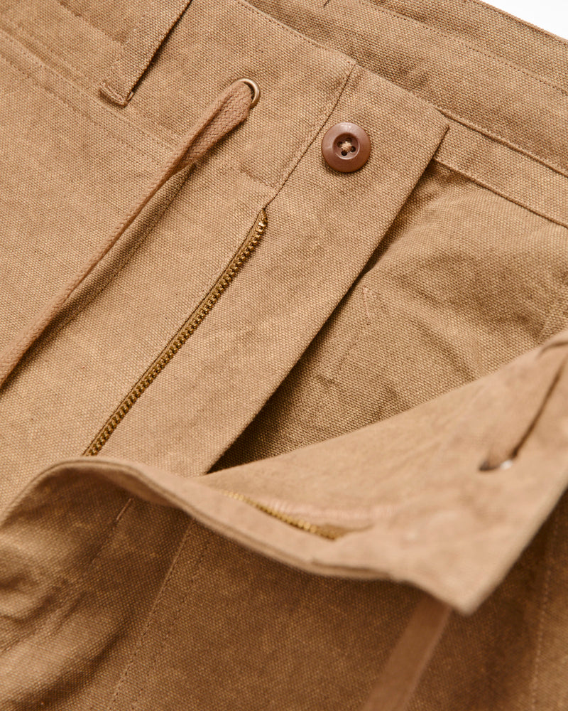 Raka Pants in Coyote Stone Enzyme Canvas