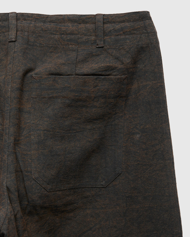 Raka Pants in Iron Stone Enzyme Canvas