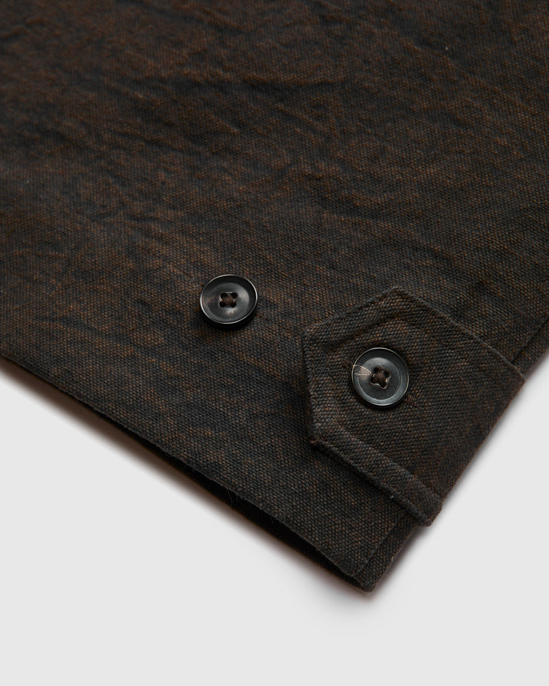 Raka Pants in Iron Stone Enzyme Canvas