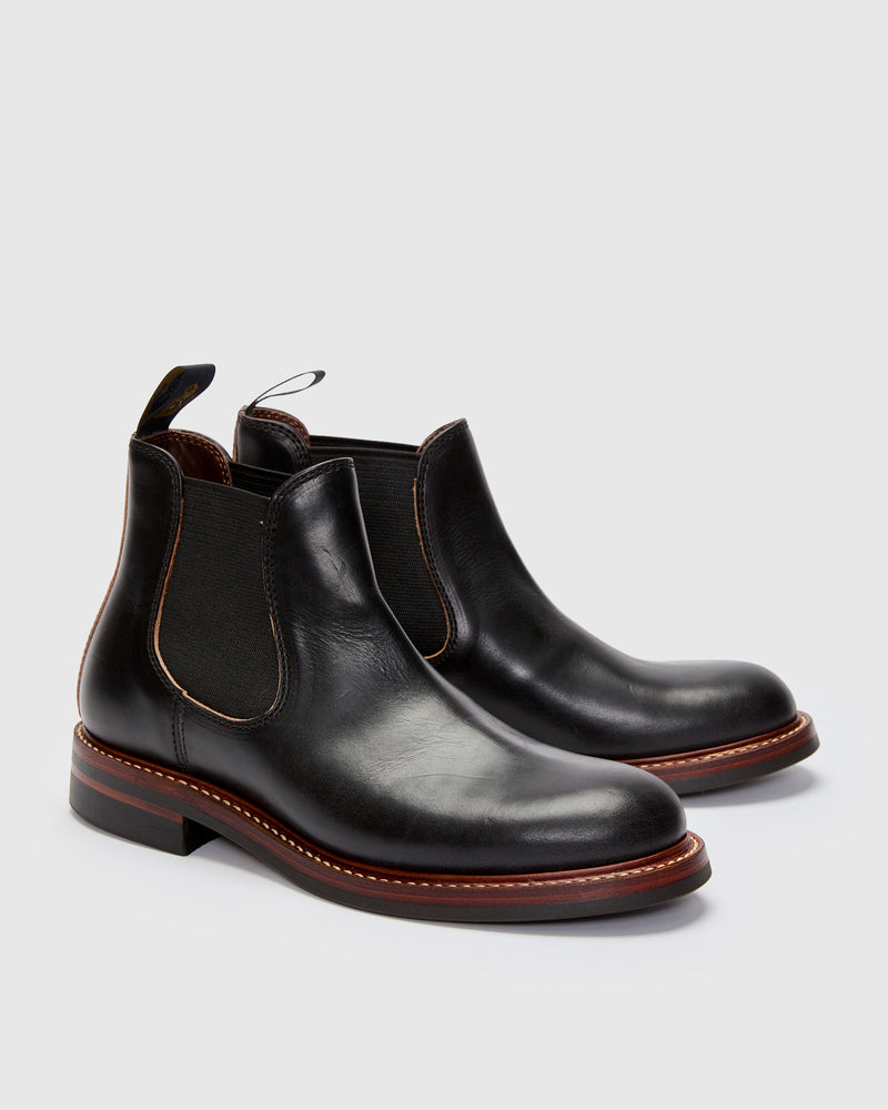 Chelsea Boot in Horween Chromexcel Black