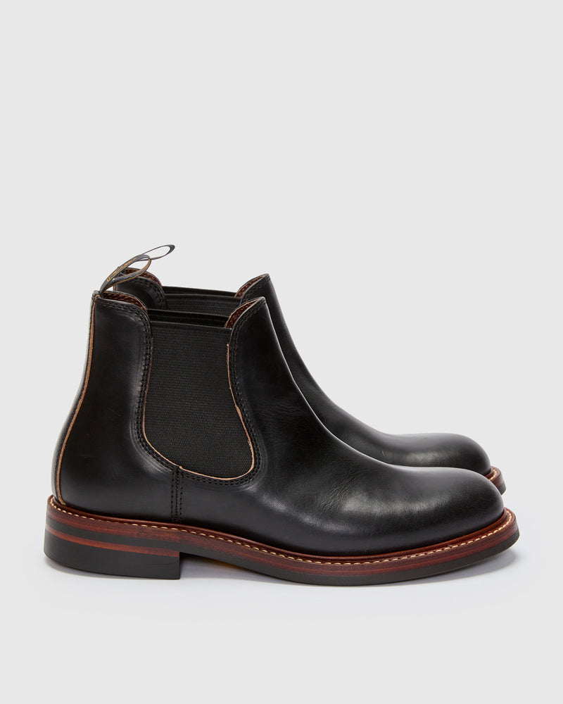 Chelsea Boot in Horween Chromexcel Black