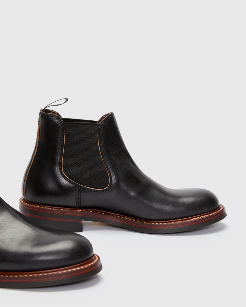 Chelsea Boot in Horween Chromexcel Black