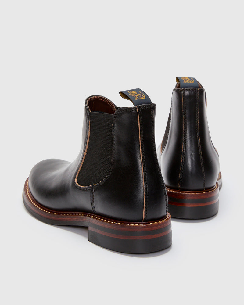Chelsea Boot in Horween Chromexcel Black
