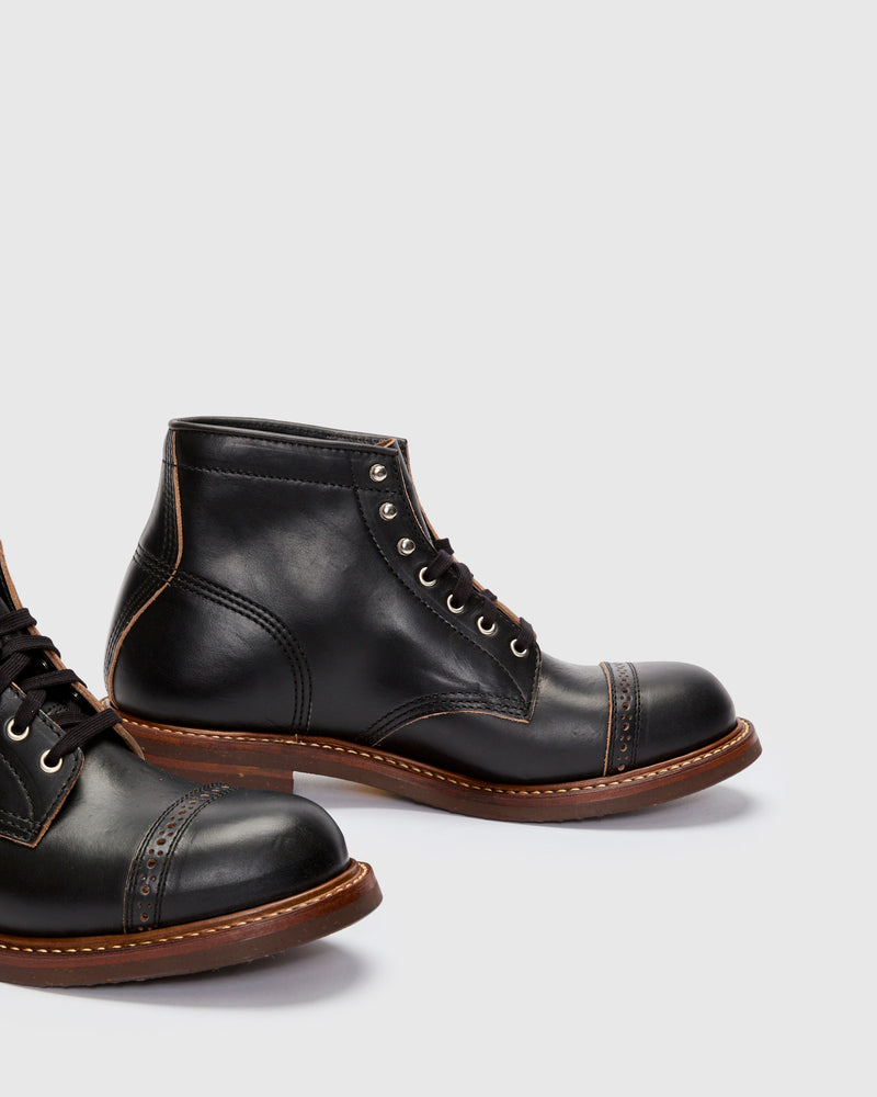 Combat Boot in Horween Chromexcel Black