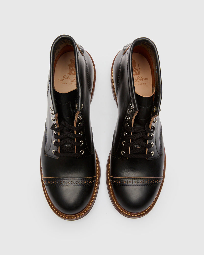 Combat Boot in Horween Chromexcel Black