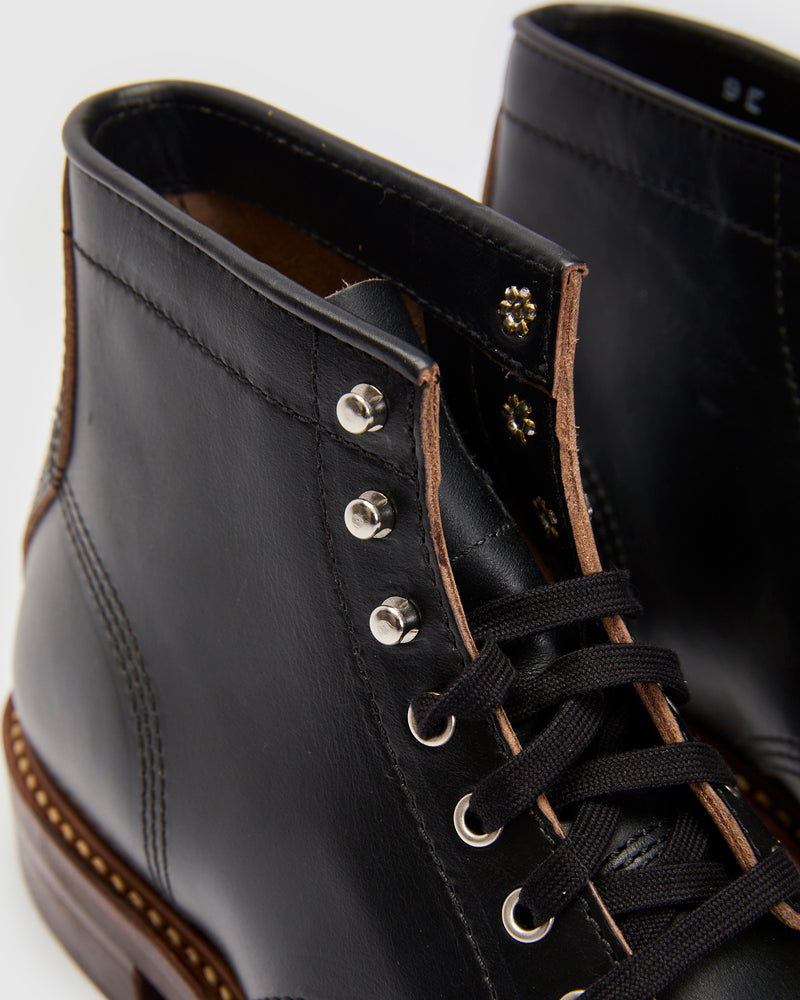 Combat Boot in Horween Chromexcel Black
