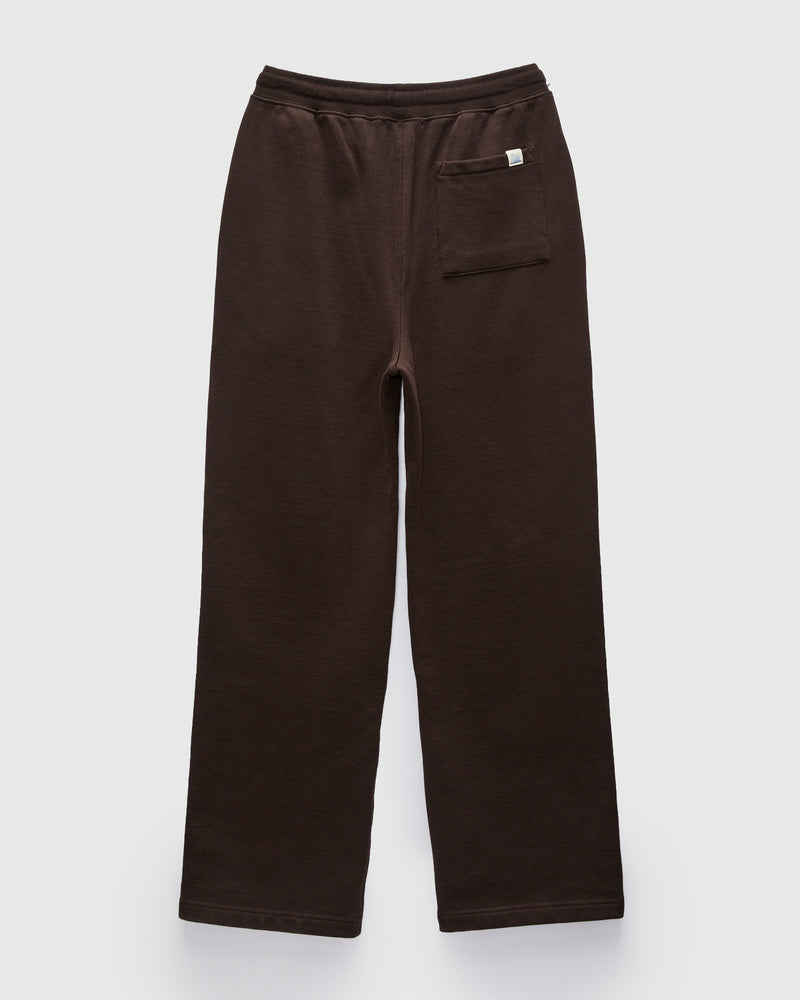 Authentic Fleece Straight Leg Sweatpants in Espresso