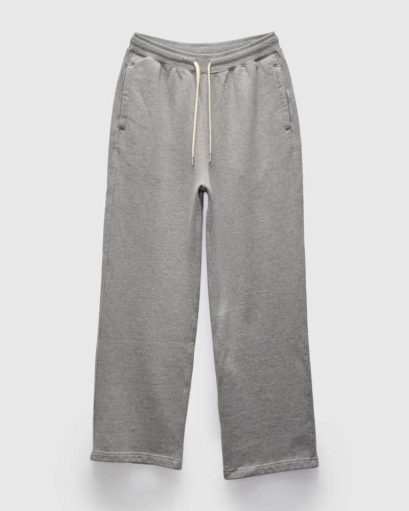 Authentic Fleece Straight Leg Sweatpants in Melange Grey