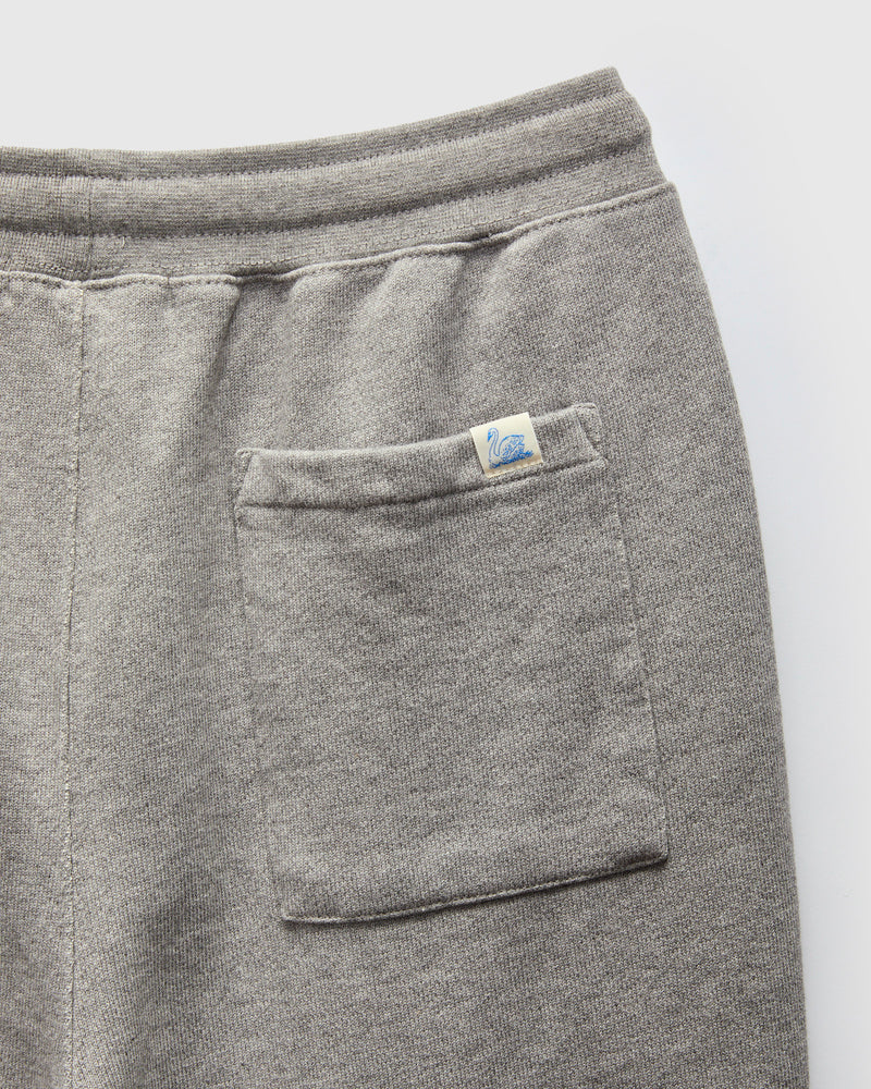Authentic Fleece Straight Leg Sweatpants in Melange Grey