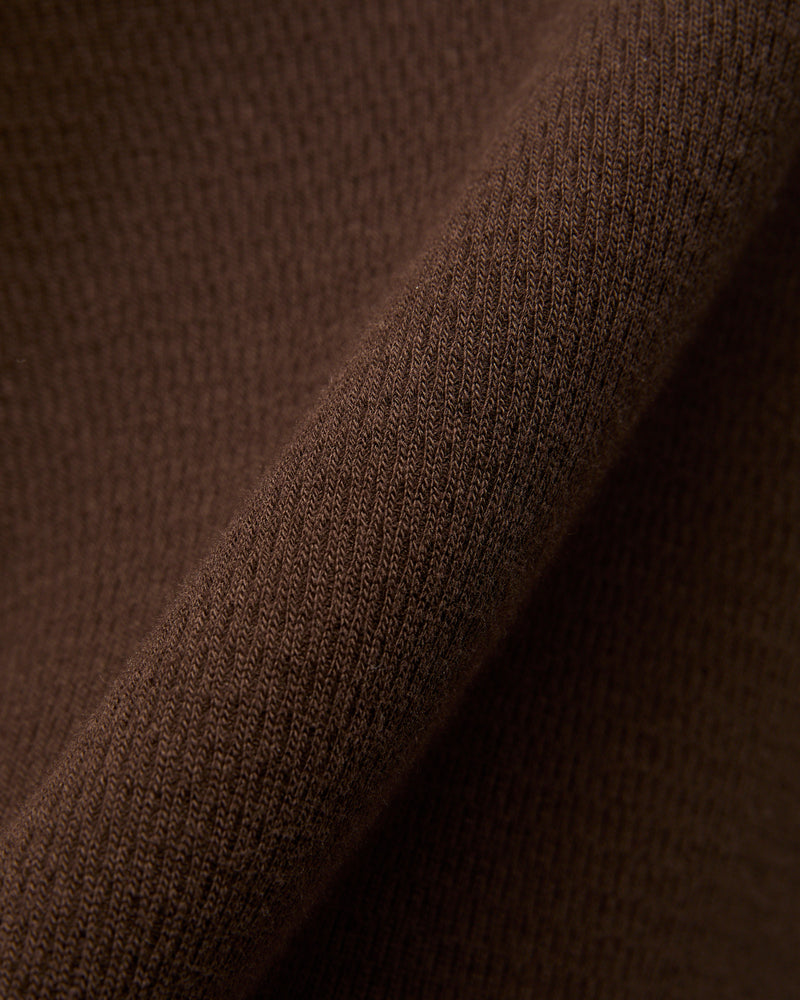 Diamond Thermal Long Sleeve Shirt in Espresso