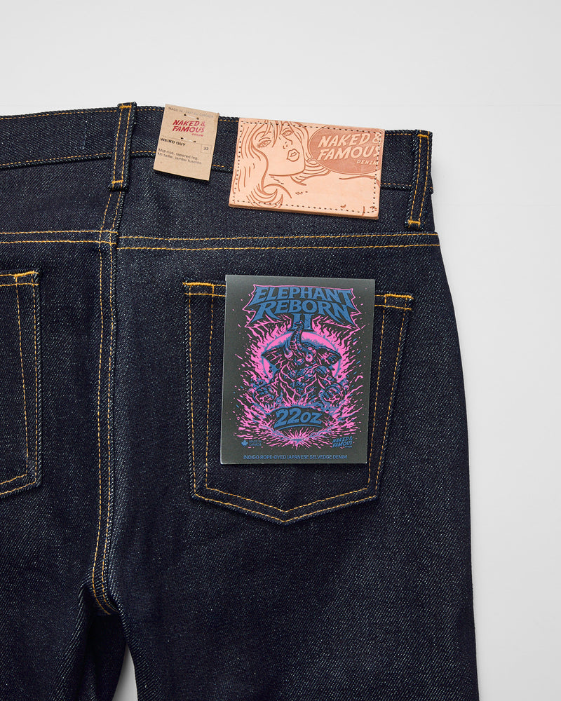 "Elephant 2 Reborn" 22oz Selvedge Denim - Weird Guy Fit