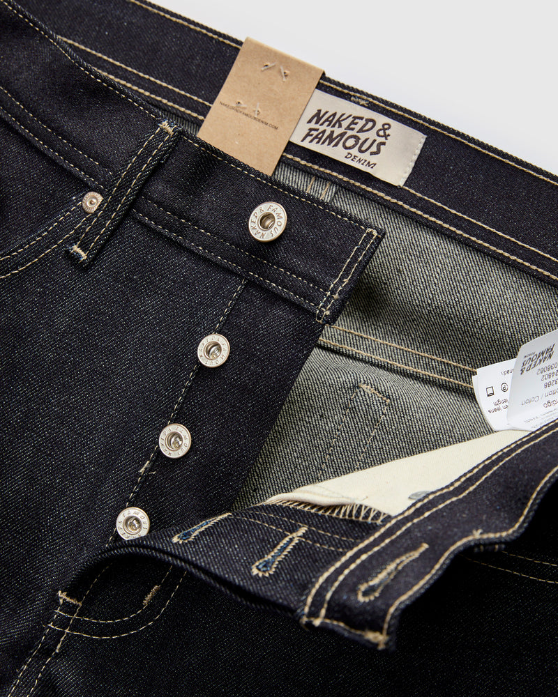 "FoxFibre® Green Weft" 13oz Selvedge Denim - True Guy Fit