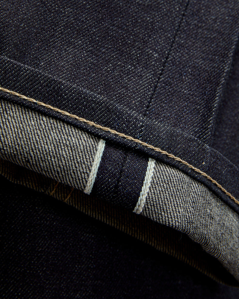 "FoxFibre® Green Weft" 13oz Selvedge Denim - Weird Guy Fit