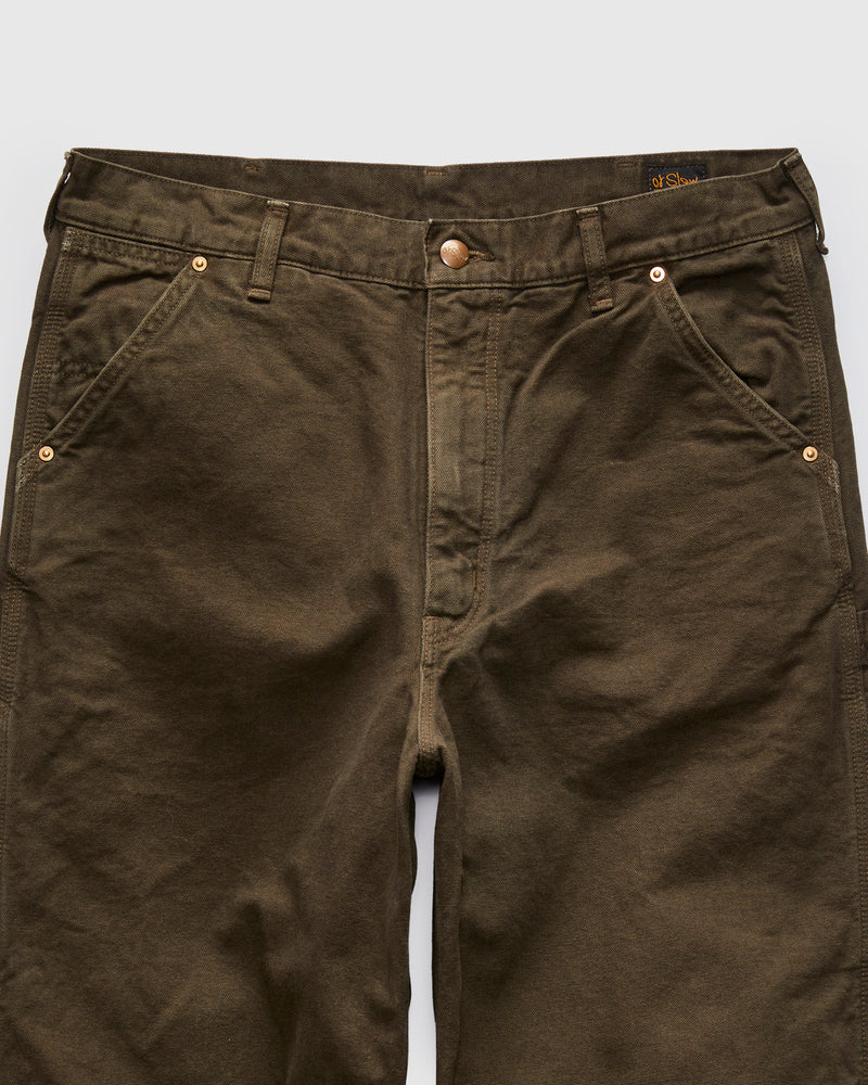 Dad's Fit Painter Pants in Coffee Brown