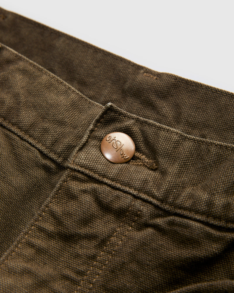Dad's Fit Painter Pants in Coffee Brown
