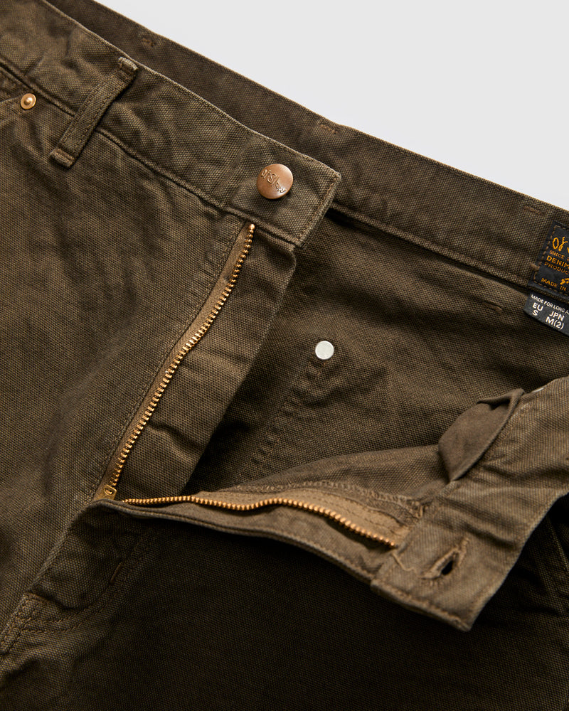 Dad's Fit Painter Pants in Coffee Brown