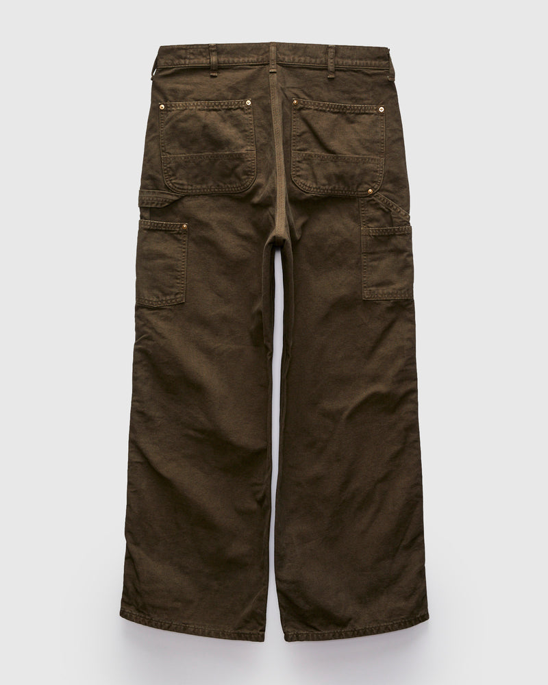 Dad's Fit Painter Pants in Coffee Brown