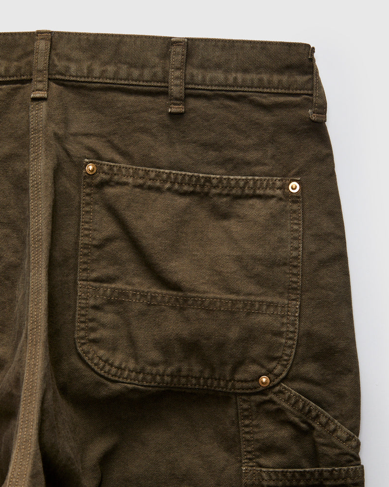 Dad's Fit Painter Pants in Coffee Brown