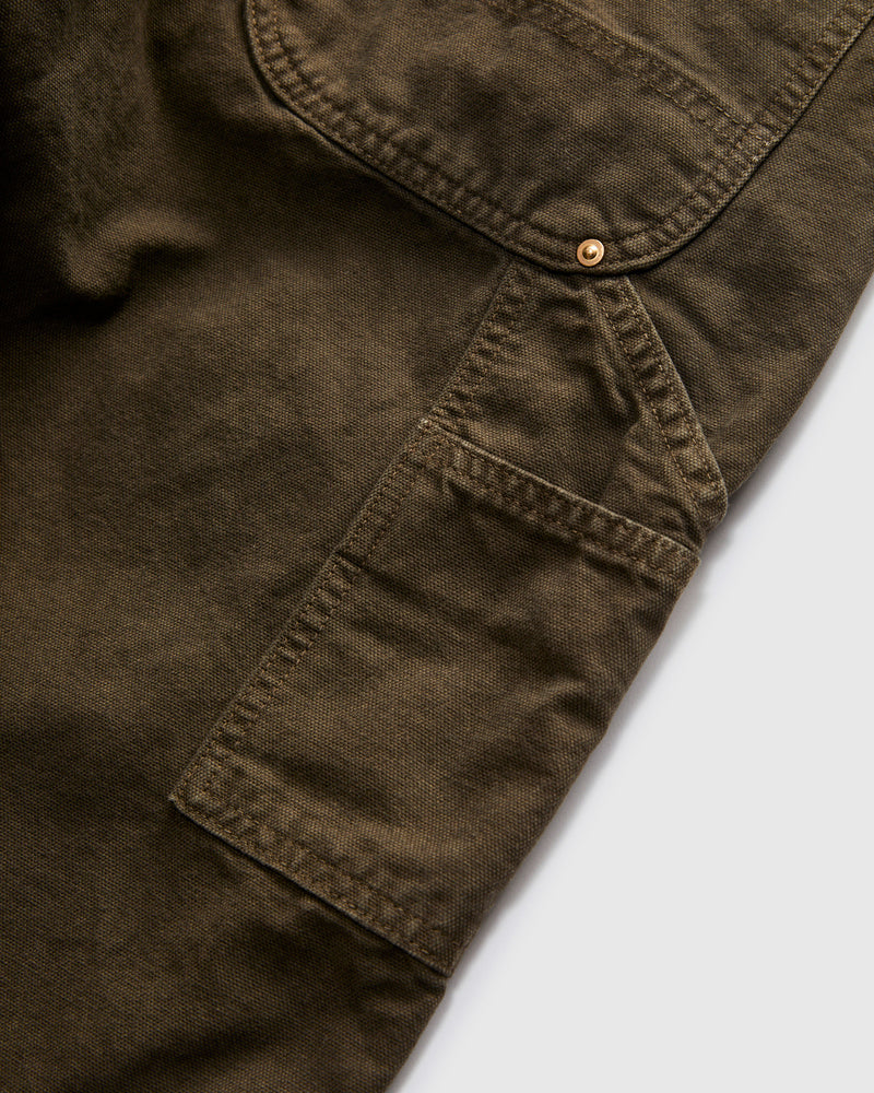 Dad's Fit Painter Pants in Coffee Brown