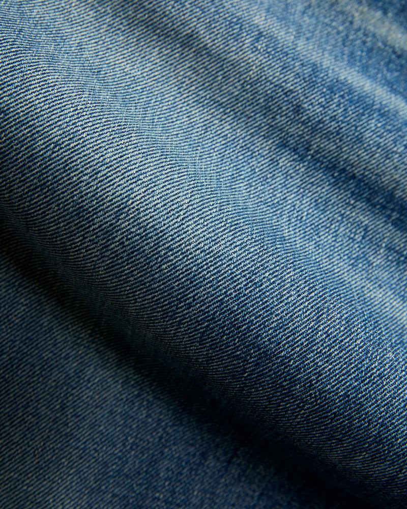 202 "Real Used Wash" 13.5oz Denim - Shoe Cut Wide Flare Fit