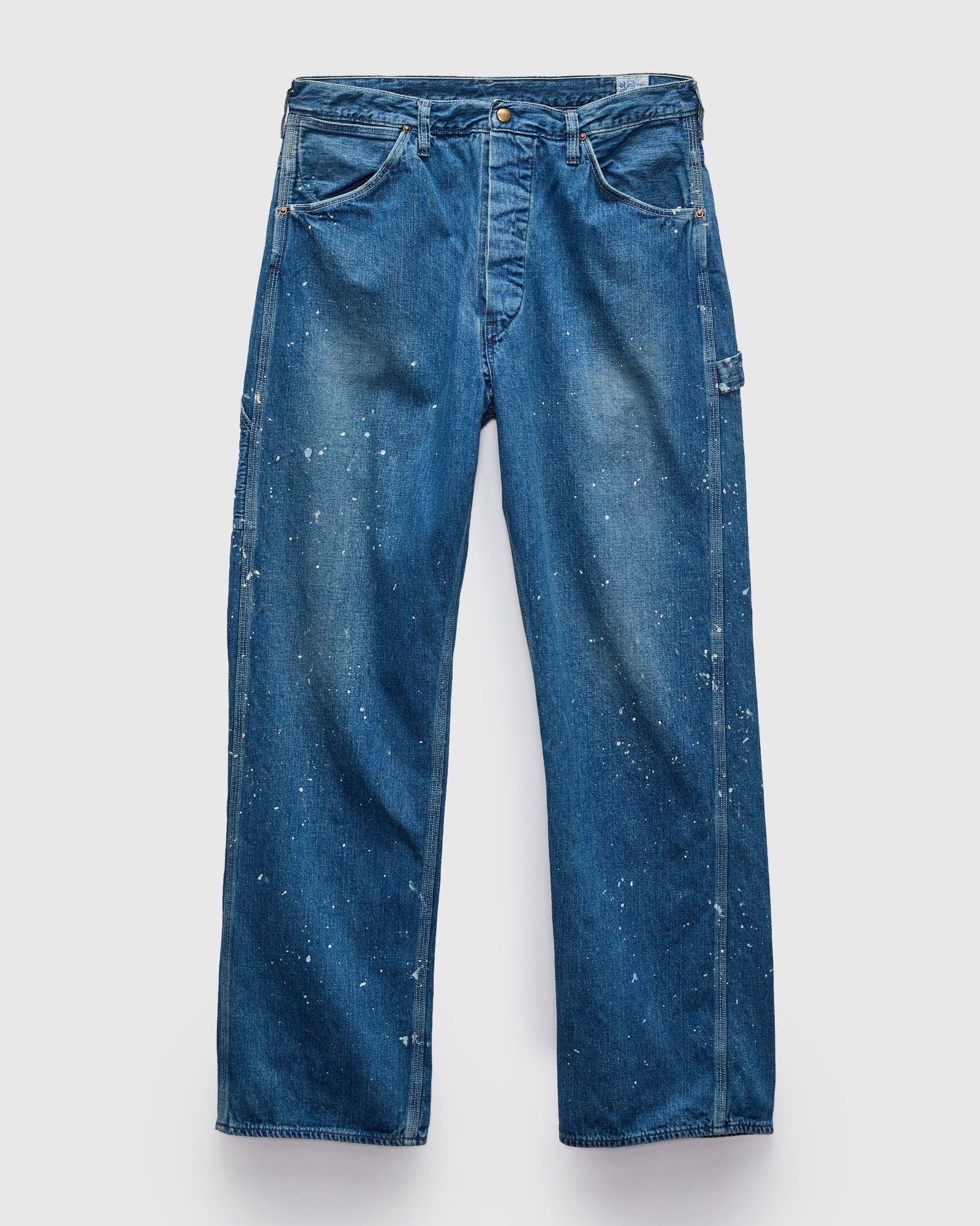 Wide Fit Denim Painter Pants in Used Wash – Blue Owl Workshop