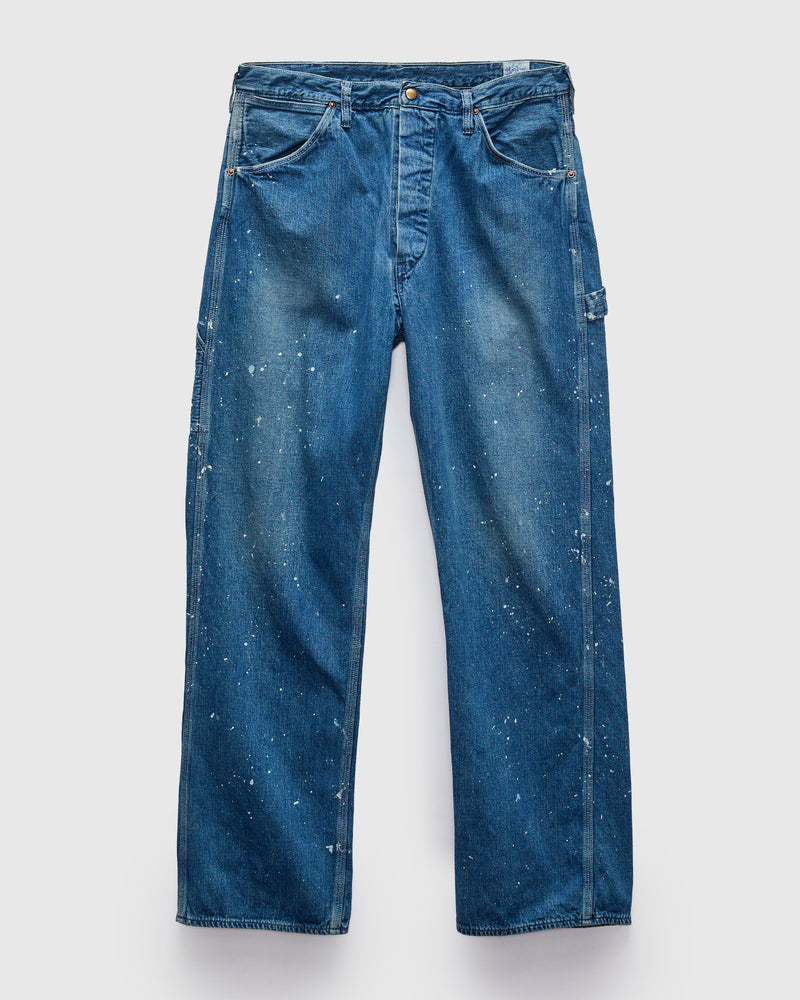 Wide Fit Denim Painter Pants in Used Wash