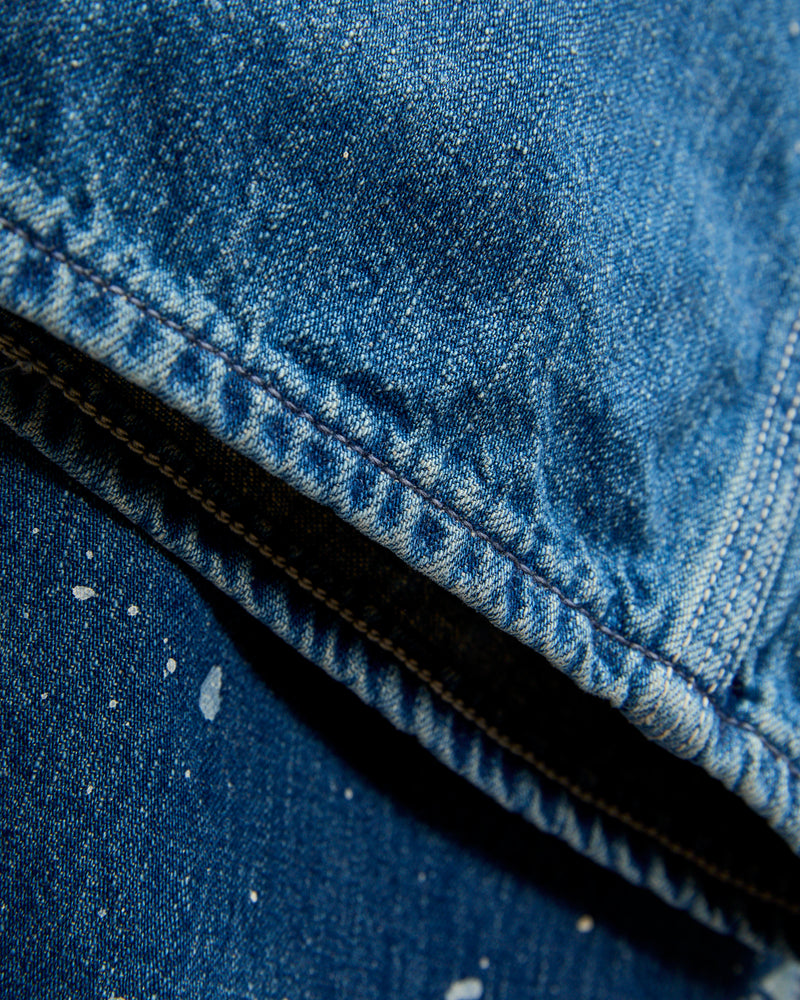 Wide Fit Denim Painter Pants in Used Wash
