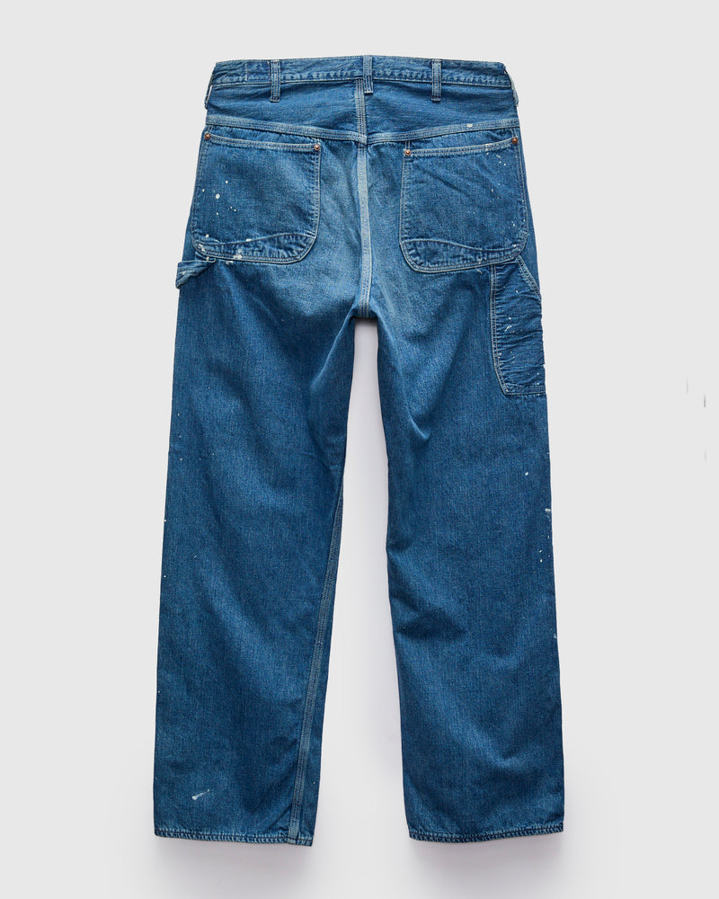 Wide Fit Denim Painter Pants in Used Wash