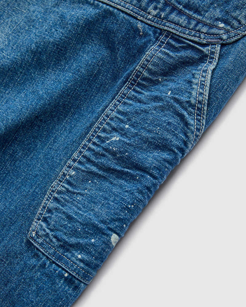 Wide Fit Denim Painter Pants in Used Wash